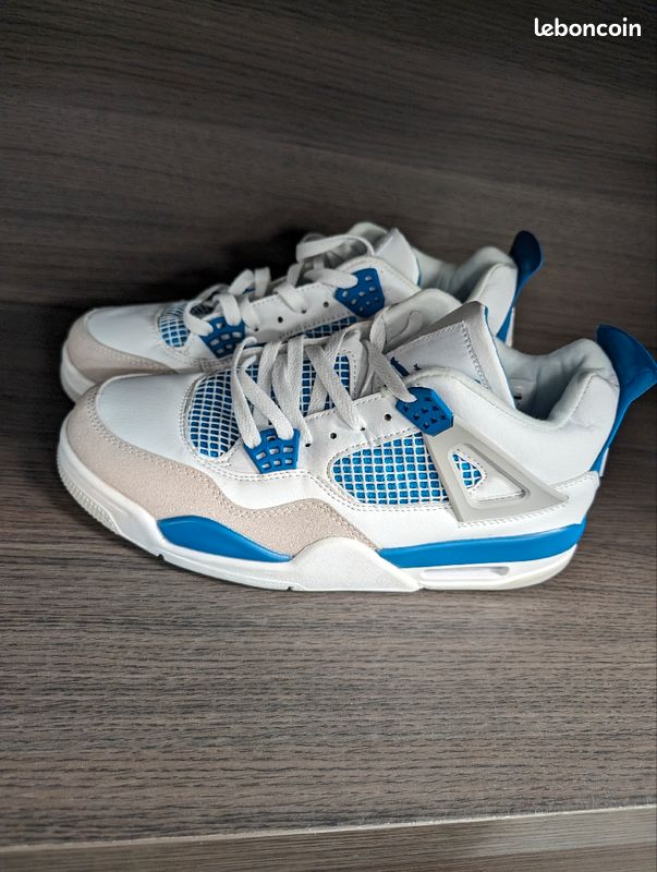 Jordan Air 4 Bleu & Blanc (image 1)