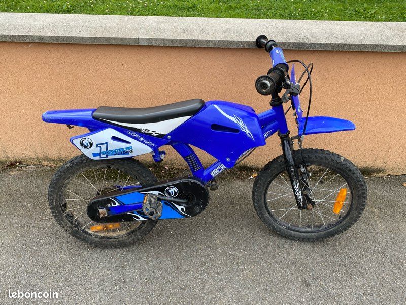 Motocross Velo 16 Pouces Moto Vélo Enfant Velo Moto Cross Velo
