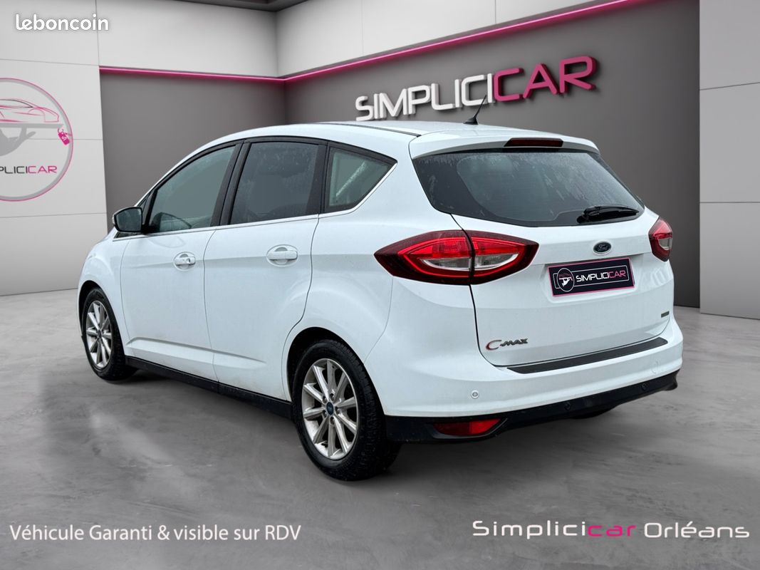 FORD C-MAX II 1.0 EcoBoost 125ch Stop&Start Titanium Régulateur Radar AR Bluetooth Garantie 12 mois (image 3)