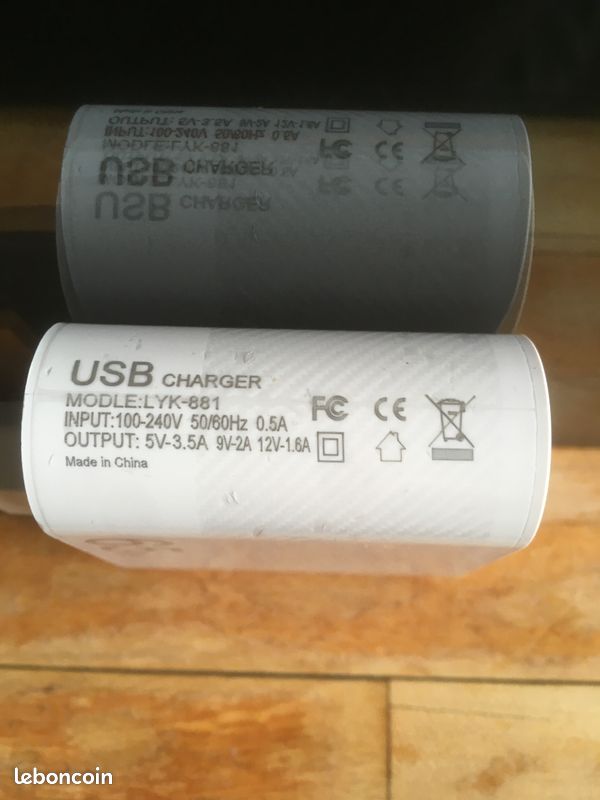 Chargeur rapide 65W 5 USB et 1 prise Type-C (image 12)