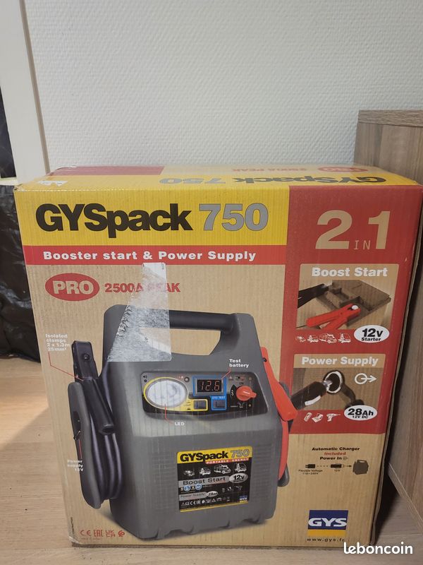 Booster de démarrage GysPACK 750 Gys