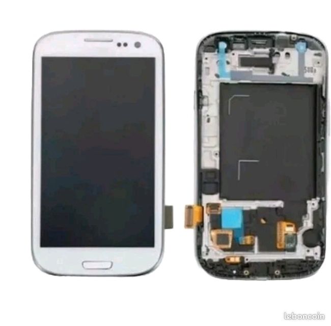 Ecran complet tactile lcd châssis 100% piece d'origine Samsung Galaxy S3 i9300 (image 1)
