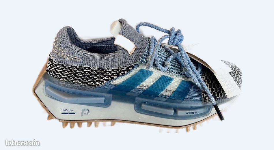 Sneaker Adidas  Phillip Leyesa  Philllllthy x NMD S1 Blue  Taille  40  - Chaussures