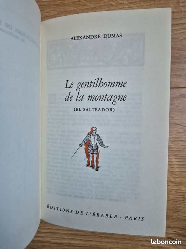 "Le gentilhomme de la montagne" d'Alexandre Dumas (image 3)