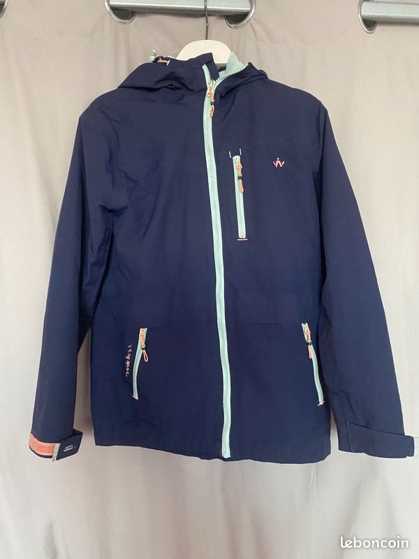 Veste D'été Old Navy Fille - Bleu Marine/corail - Taille 10-12 Ans - Manches Courtes - Neuf Sans étiquettes