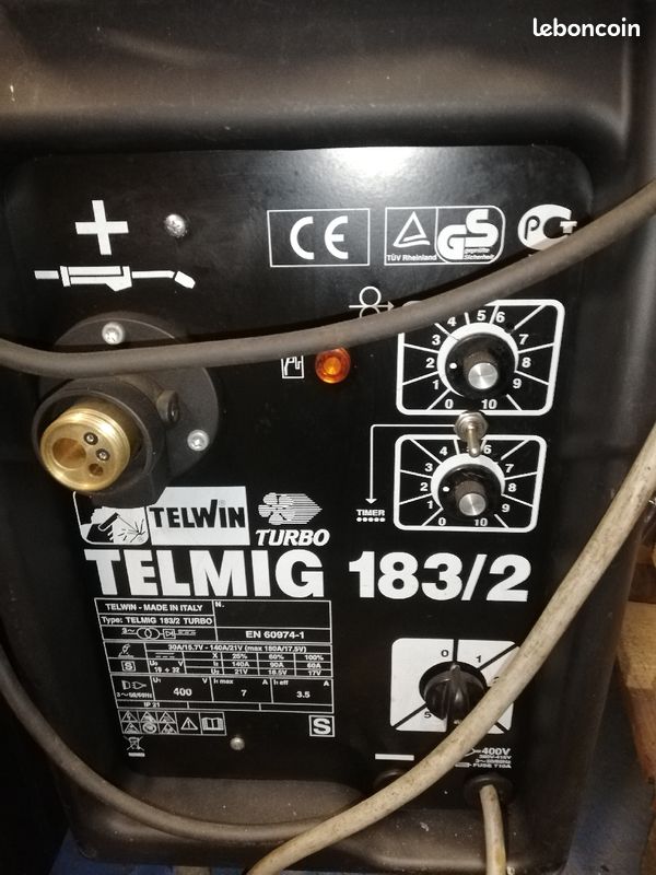 Poste MIG MAG SEMI AUTO 380V TELWIN (image 1)