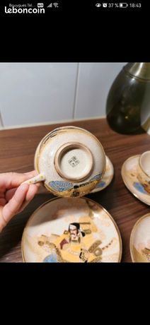 2 tasses à thé style satsuma - Arts de la table