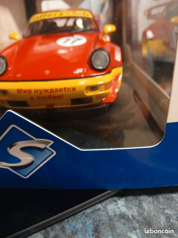 Cause deces voiture miniature solido porsche 964 rwb matys idlers rouge (image 2)