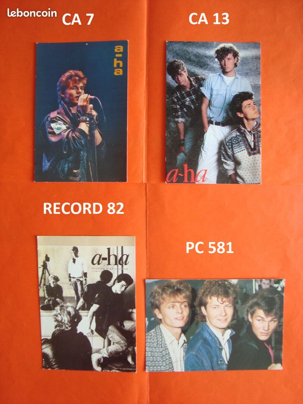 Cartes postales de a-ha - 0.50 euro l'une (image 1)