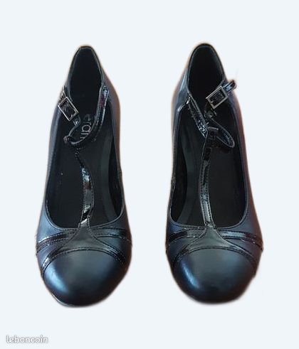 NEUF Escarpins salomé bleus T37 Eram (image 1)