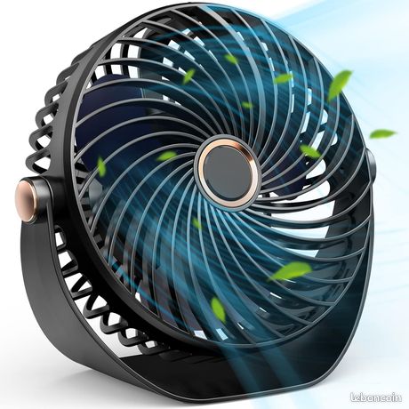 Offre Spéciale! Ventilateur de Bureau USB Petit Mais Puissant Portable Silencieux 3 Vitesses Ventilateur de Bureau Mini Ventilateur de Bureau Maison Bureau Voiture Intérieur Ou Extérieur