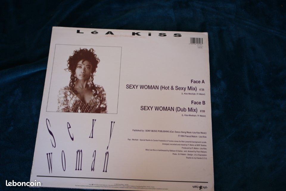 MAXI 45t Lea Kiss – Sexy Woman maxi vinyle 12" (image 2)