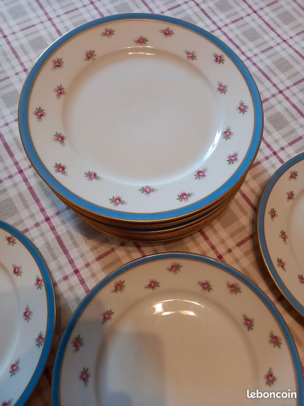 Assiettes porcelaine de Limoges (image 4)