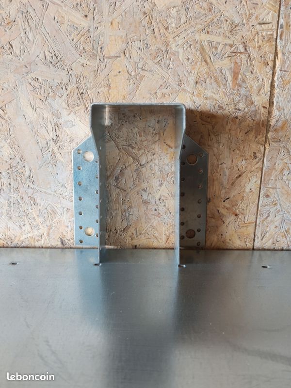 Sabot de Charpente à Ailes Extérieures - 80x80x 180 (image 4)