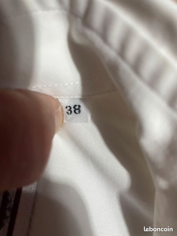 Chemise homme blanche (image 5)