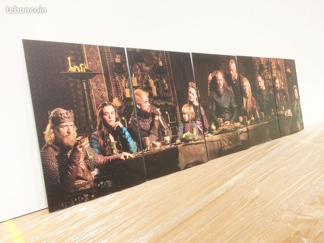 Vikings Plaques Alu Décoratives Ragnar La Cène (image 2)