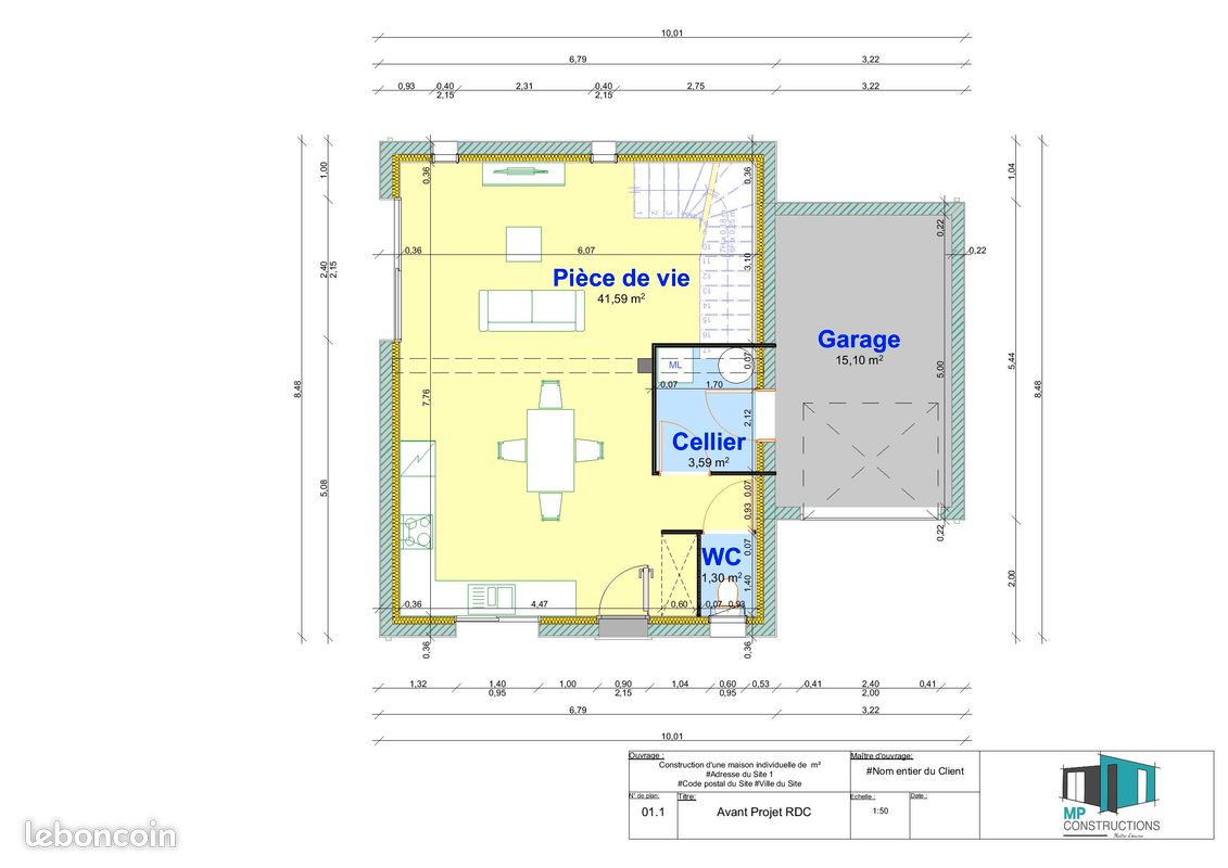 Maison 5 pièces 88 m² · à Buxerolles · 88 m² · 192 000 €