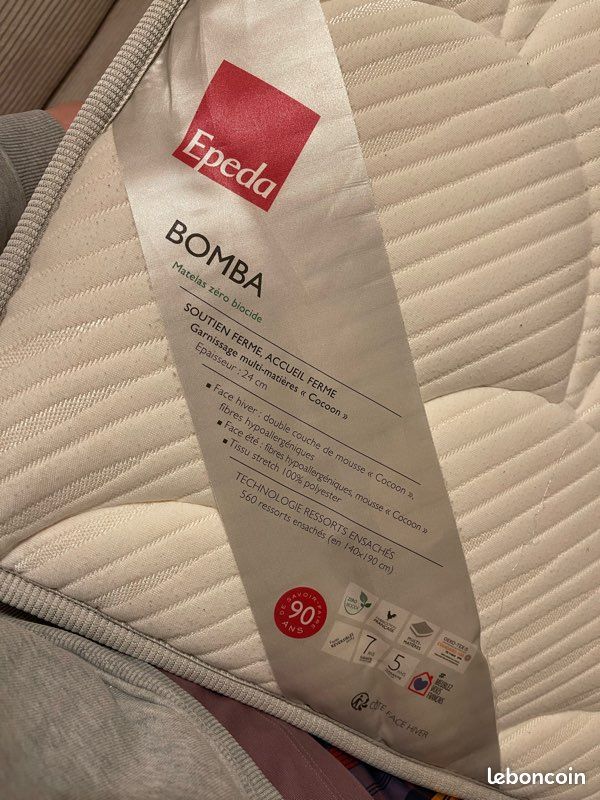 Matelas Epeda « Bomba » 140x200 (image 2)