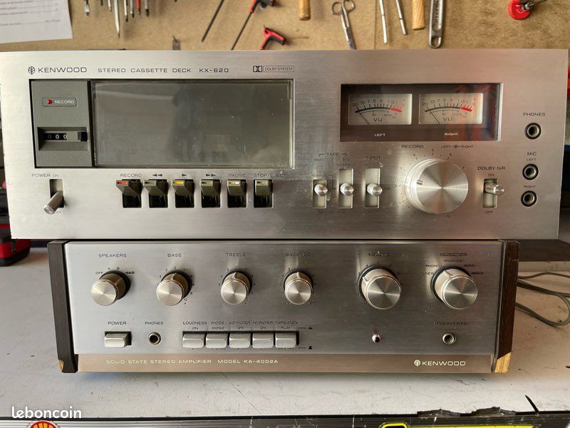 Kenwood stereo cassette KX-620 + ampli KA-4002A (image 2)