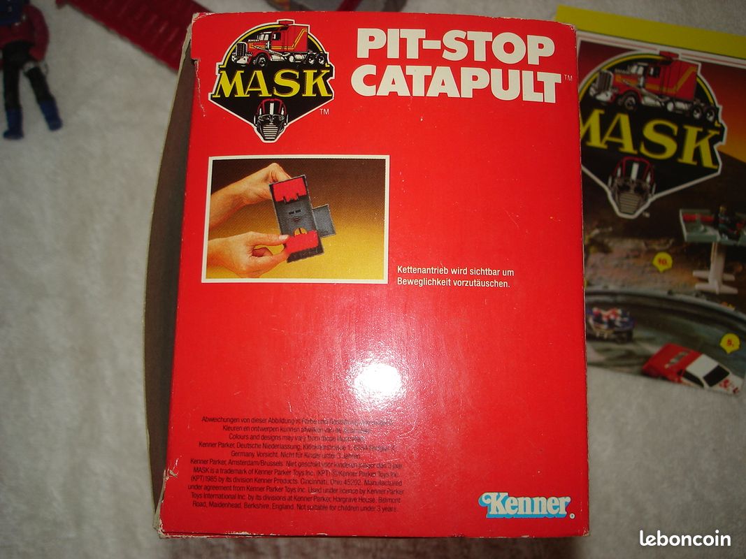 MASK M.A.S.K Pit stop catapult complet en boîte (sans insert), notice (image 9)