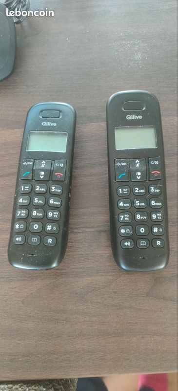 Double téléphone fixe sans fils (image 3)