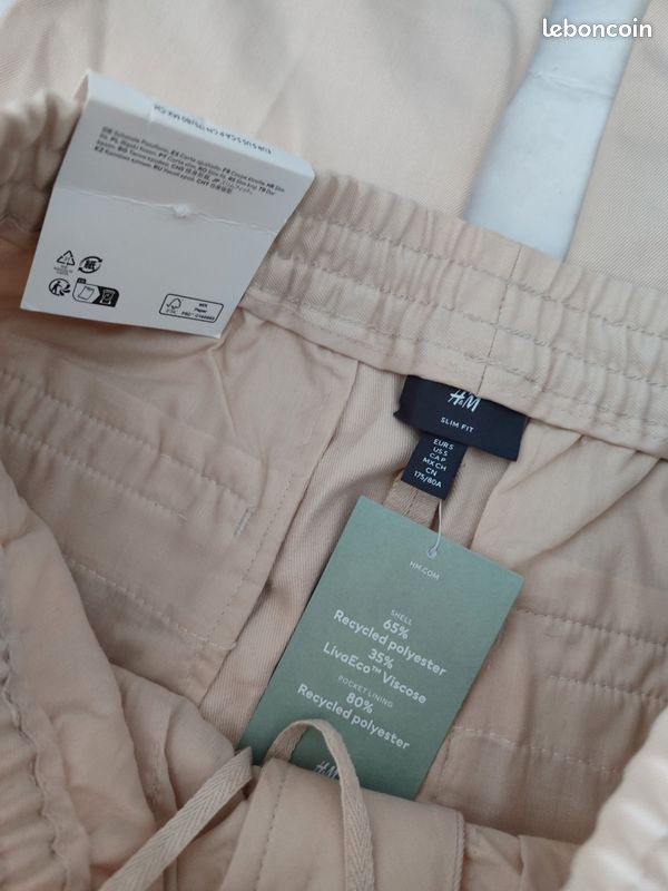 Pantalon De Bureau Crème H&M Taille 14 – Neuf Avec Étiquettes