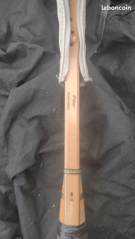Belle raquette de tennis Slazenger VINTAGE cadre de tournoi WOOD England Frame Raquette de collection rare moyen 4 - pour utilisation ou déco ! - France