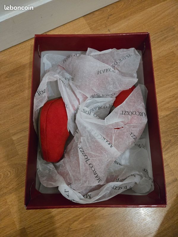 Chaussures à talons hauts rouges Marco Tozzi (image 9)