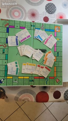 Jeu Monopoly Ancien Des Années 60 - Version Française Miro - Pions En Bois