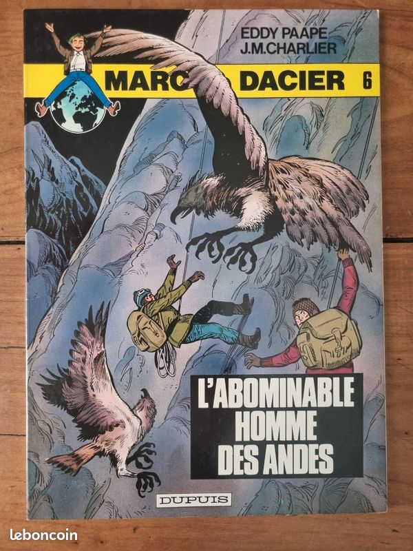 Marc Dacier tome 6 l'abominable homme des andes (image 1)