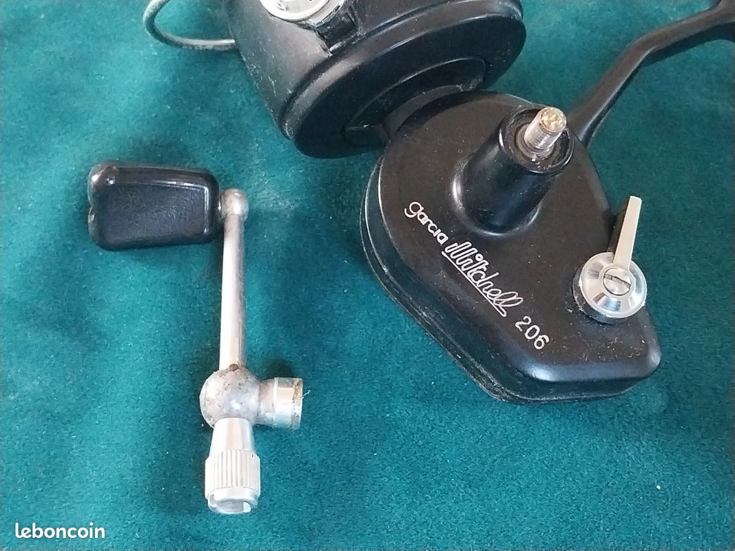 Moulinet De Pêche Ancien Garcia Mitchell 409 - Fabriqué En France - Haute Vitesse - Droitier - Occasion