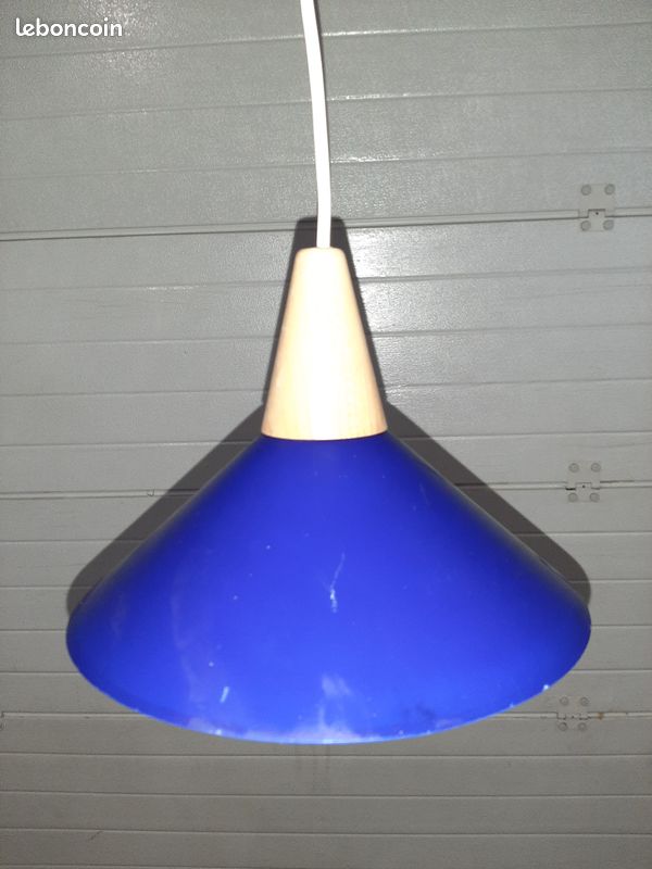 Vends suspension en verre bleue (image 2)