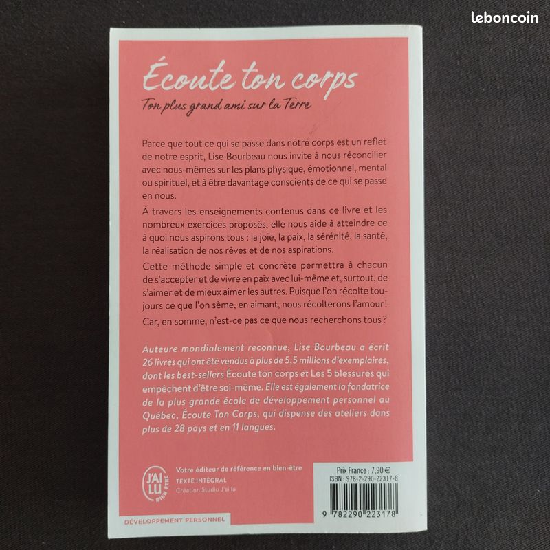 Lot de 3 livres : Écoute ton corps - Les 5 blessures qui s'empêcher d'être soi-même - les clefs de la vitalité (image 3)