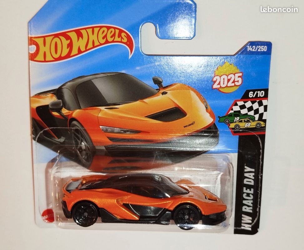 Hot Wheels McLaren 2025 Case G - édition HW Race Day Orange 1:64 - Neuve En Boîte