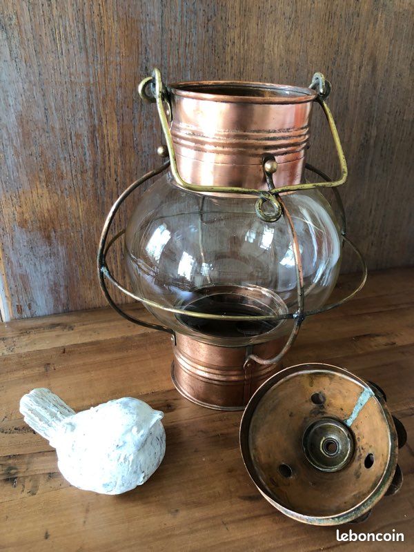 Lampe ancienne d’inspiration marine (image 6)