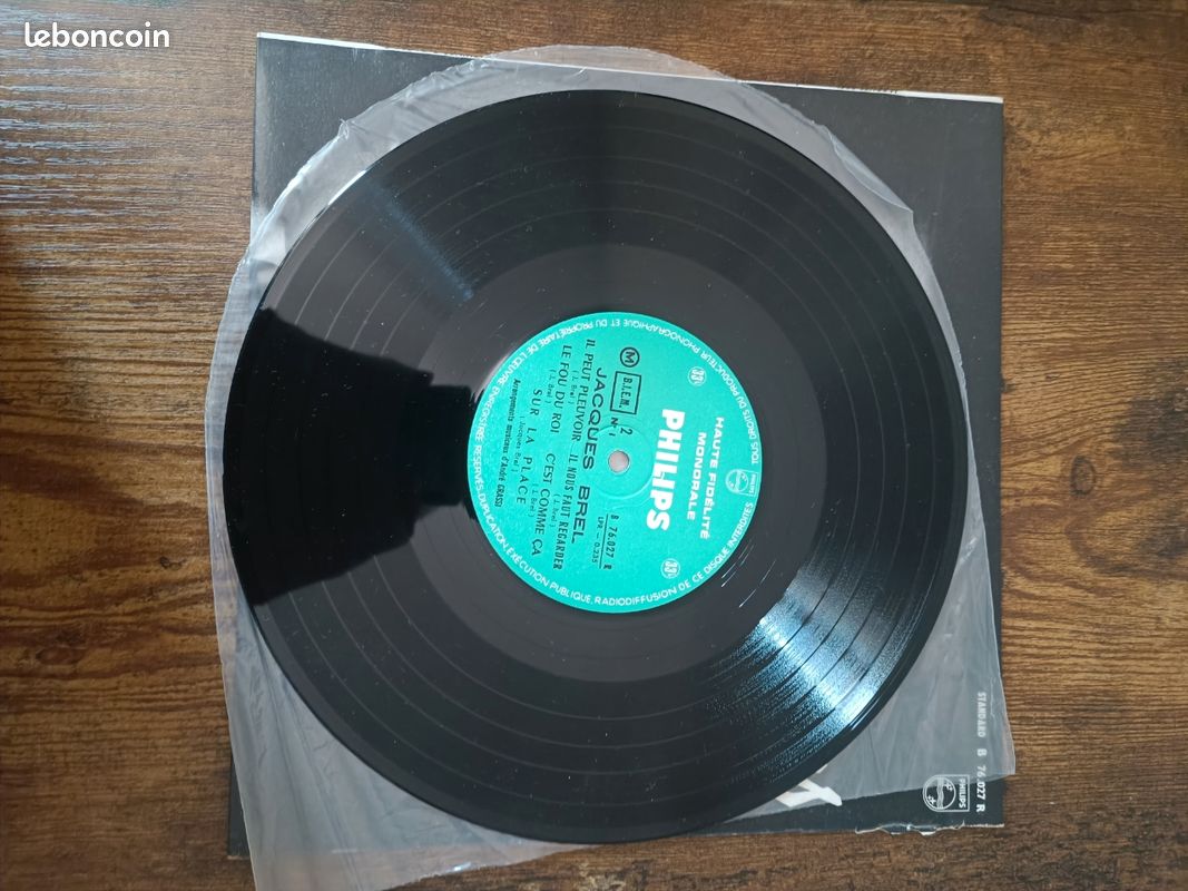 Vinyl 33 tours Jacques Brel (image 3)