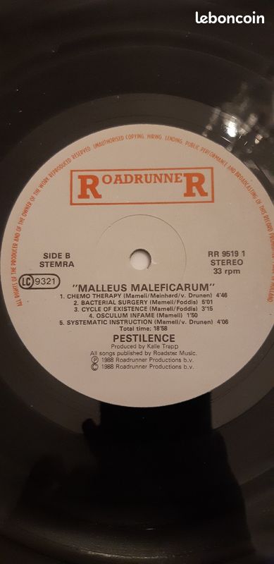 Vinyl Pestilence Malleus Maleficarum (image 3)