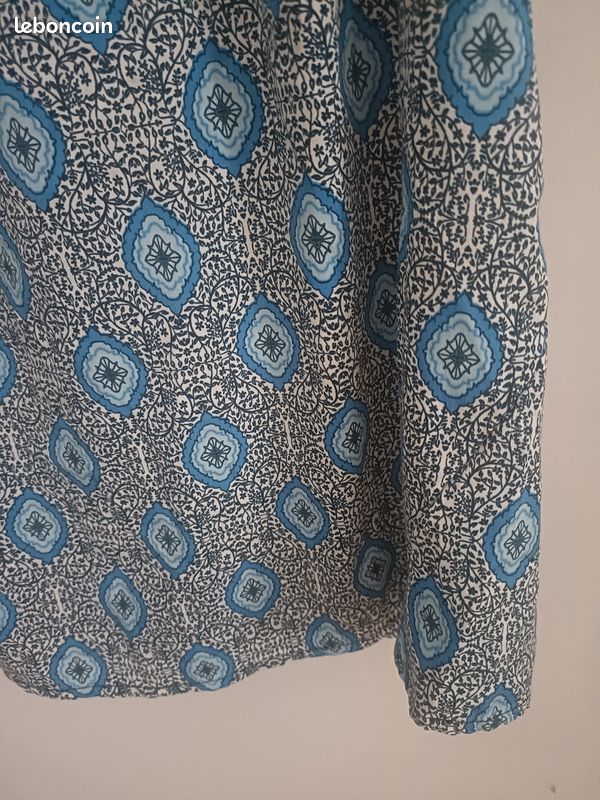 Haut sans manches bleu (image 3)