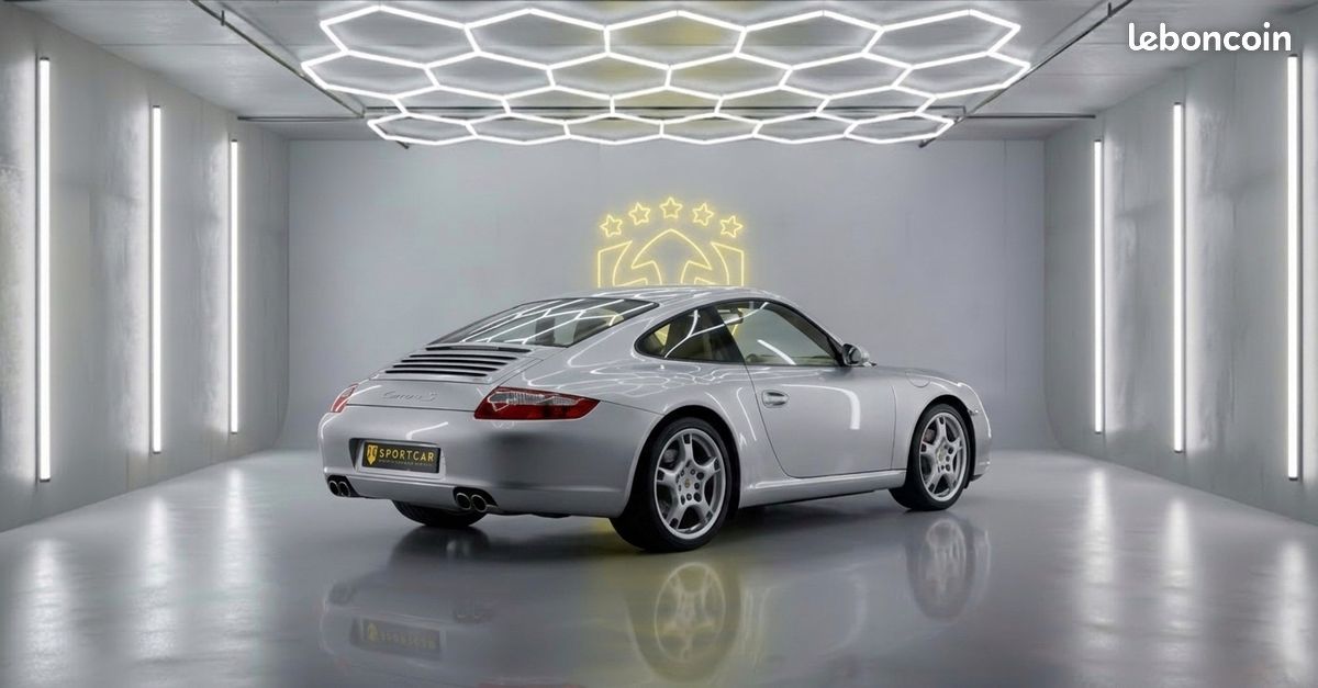 PORSCHE 997 CARRERA S 3.8 355CH / Pack Cuir / échappement Sport / Toit ouvrant électrique / PASM / Sièges chauffants / Jantes 19 Carrera S / Roulement IMS Fiabilisé / Embrayage neuf /magnifique état (image 2)