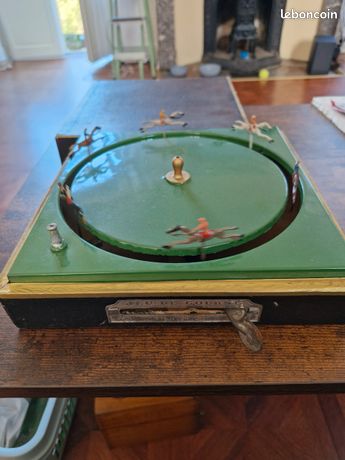 Antique Jeu de Course Horseracing Parlor Game EXCELLENT | #155681153