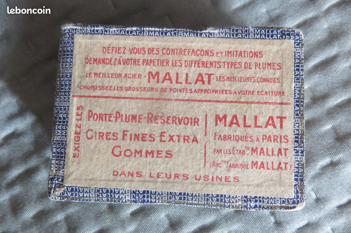Ancienne Boîte de plumes JB Mallat 2/11 (image 2)