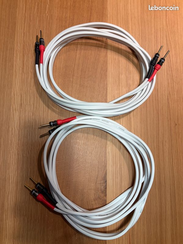 Câbles Enceintes Viard Audio Premium HD HP4 – 2x3m – Qualité Audiophile