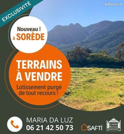 Terrain 268 m² SOREDE