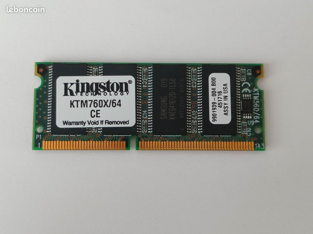 Barrette 64 Mo EDO SO-DIMM Accessoires informatique