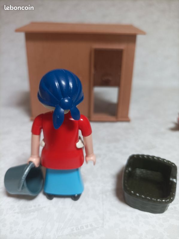Poules et fermière Playmobil 4492 (image 3)