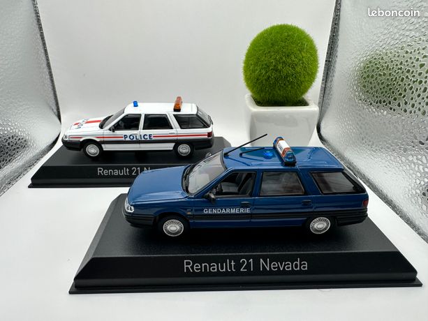 Coffret Norev Renault 21 Nevada Et Renault Trafic Gendarmeri 99