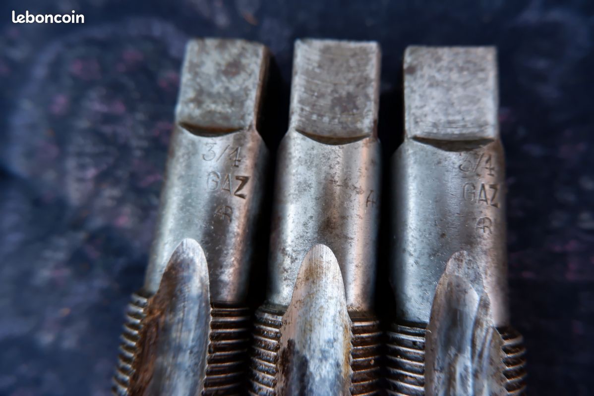 Taraude GAZ 1/4 5/8 outiles (image 2)
