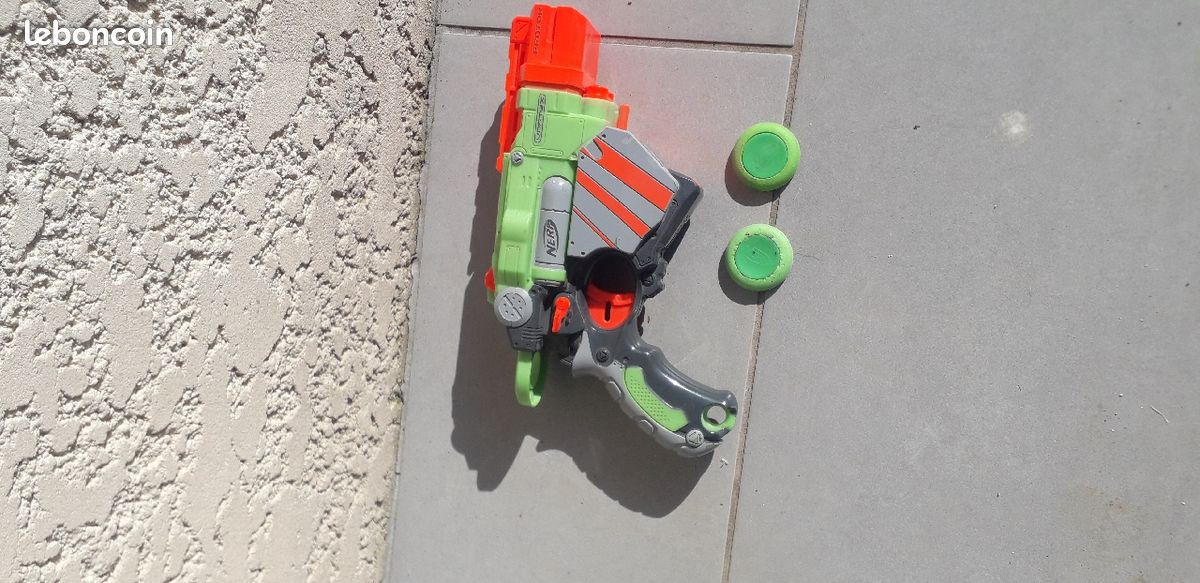Jouet Pisolet nerf lance disque (image 1)