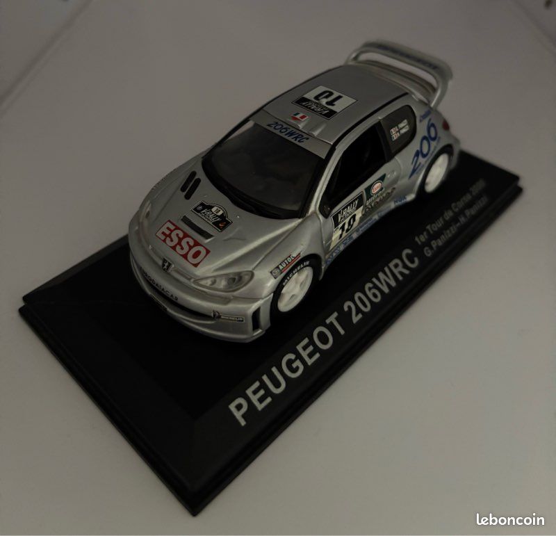 Peugeot 206 WRC Provence Moulage N°10 - Tour De Corse 2000 - Panizzi - 1/43