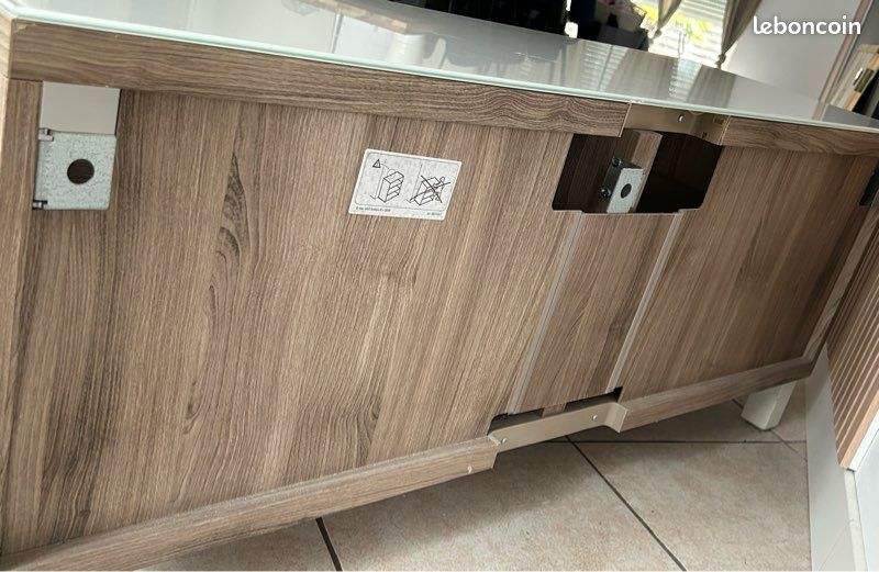 Meuble tv besta IKEA 120cm + meuble de 60cm (image 4)